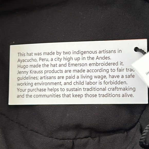 Jenny Krauss “Meadow Haven Hat” New with tags from Sundance.